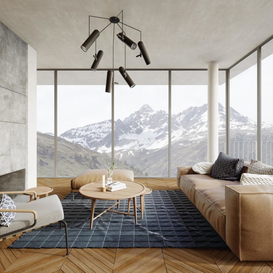 Alphütte mit Panoramablick