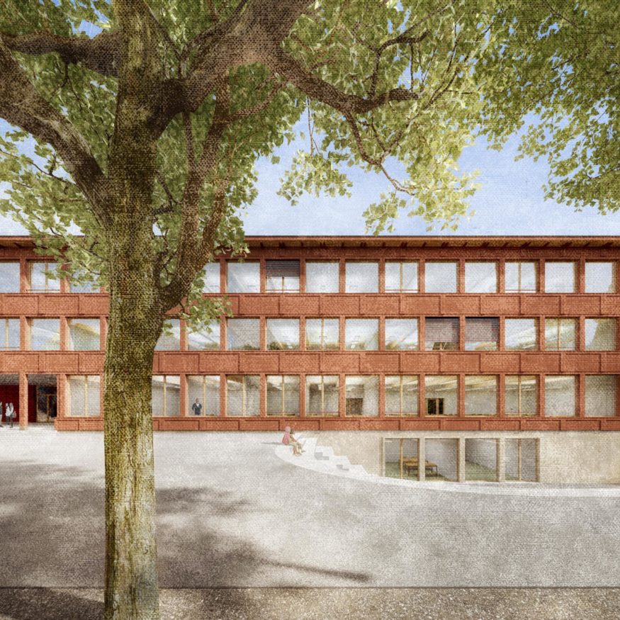 Gesamtleistungswettbewerb Neubau Schulhaus Risiacher Buchs AG