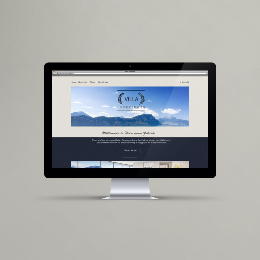 Verkaufsdoku Neubau Villa Weggis