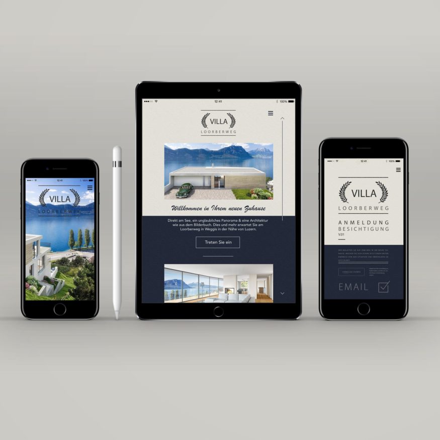 Verkaufsdoku Neubau Villa Weggis